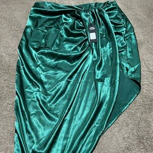 Fashion Nova Satin Skirt NWT